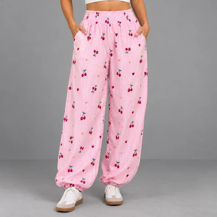 Calça Cereja Rosa