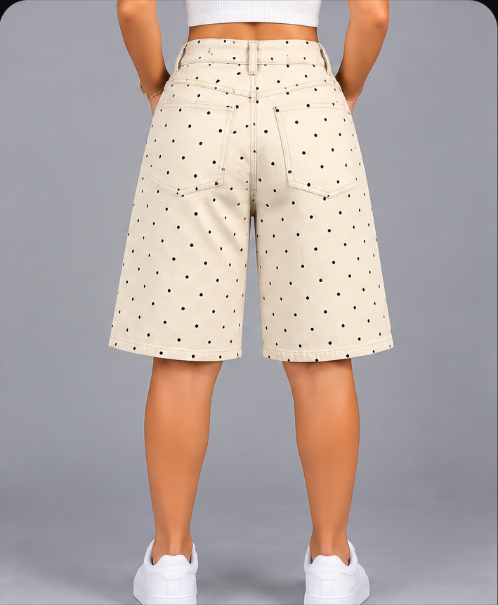 Short Jeans Feminino Costas