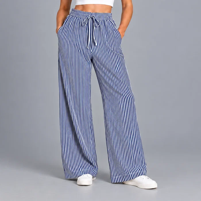 Calça Listra Azul Marinho