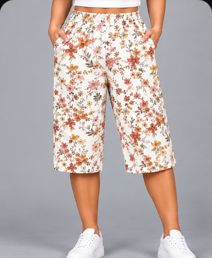 Short Estampa Floral Frente