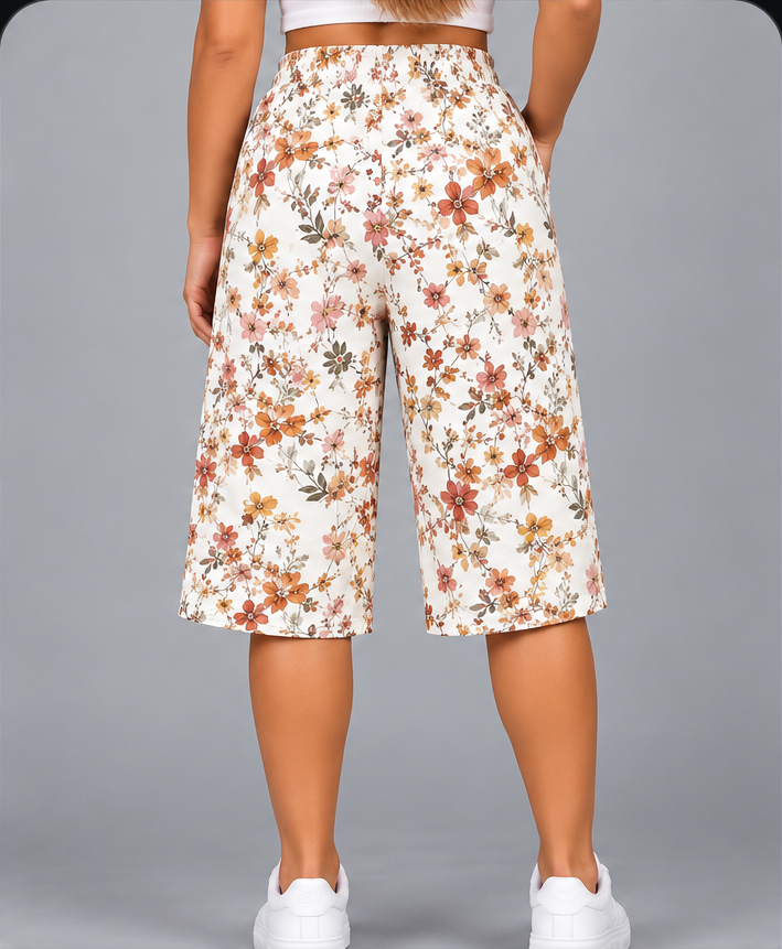 Short Estampa Floral Costas