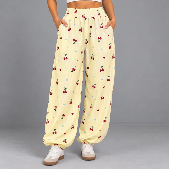 Calça Cereja Amarelo